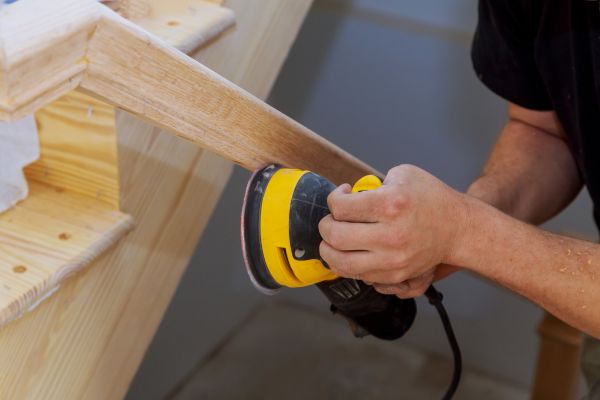 Banister Wood Sanding