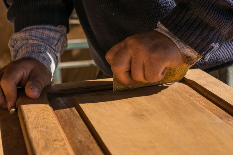 Sanding And Staining