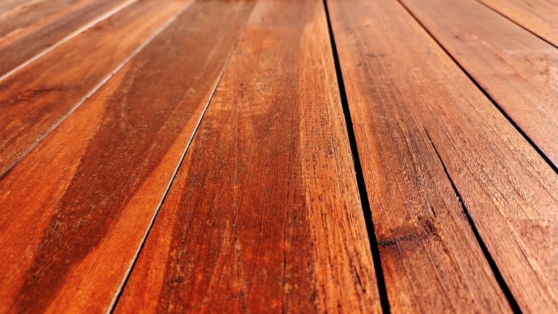 Close-up of Stained Wood Grain
